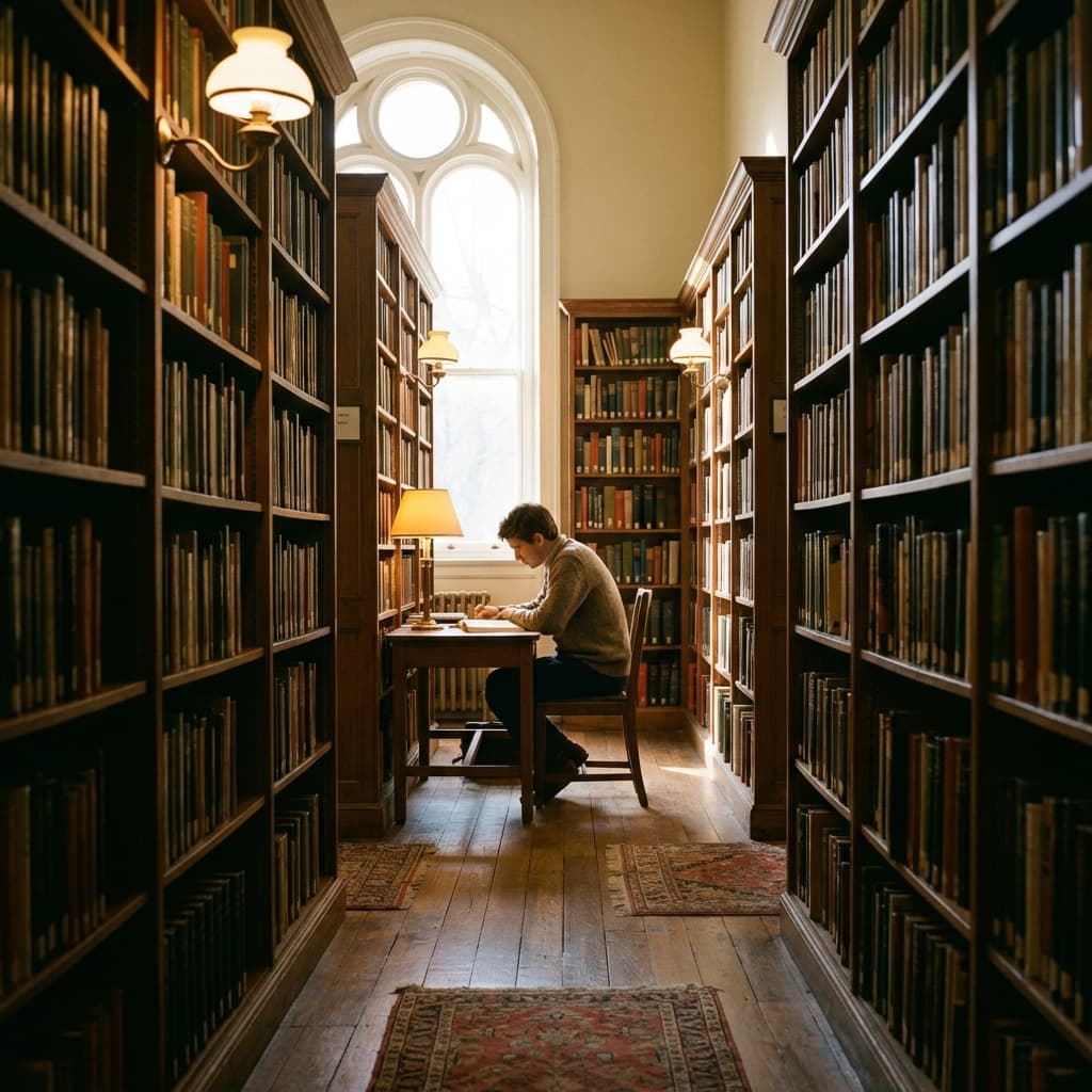 Library studying